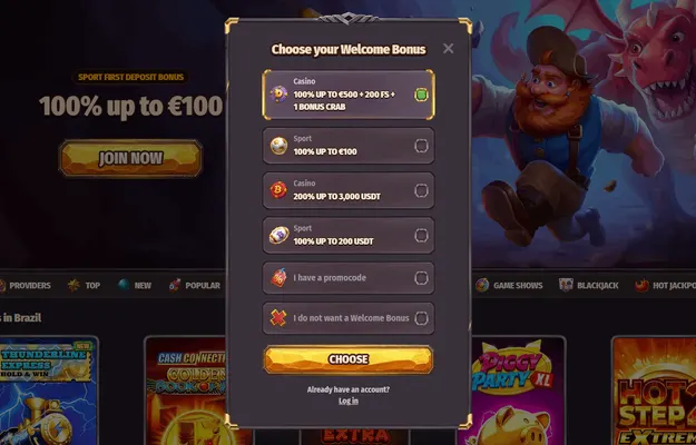 Dragonia Casino Registrierungsseite Screenshot