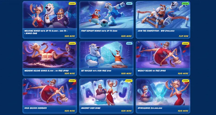 SGCasino Bonus und Freispiele Screenshot